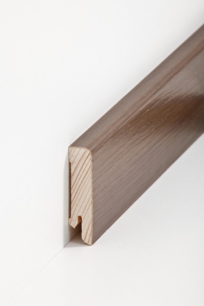 Holz Sockelleiste Räuchereiche Furnier 16x60mm