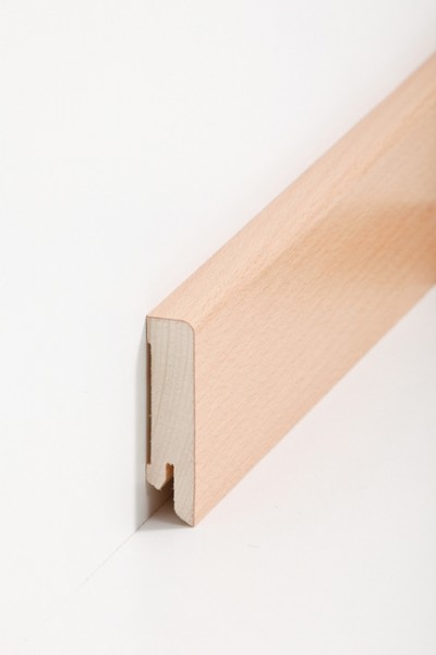 Holz Sockelleiste Buche Furnier 16 x 60 mm 2,5 Meter