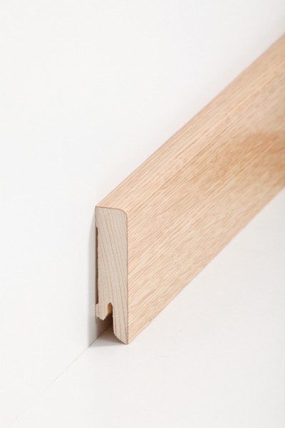 Holz Sockelleiste Eiche Furnier 16 x 60 mm